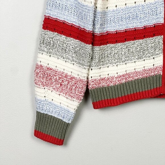 Per Una Striped Cotton Cardigan - Picture 6 of 11